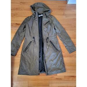 Tahari Olive Hooded Jacket nwot